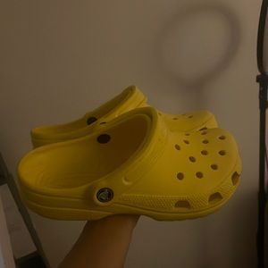 Yellow crocs